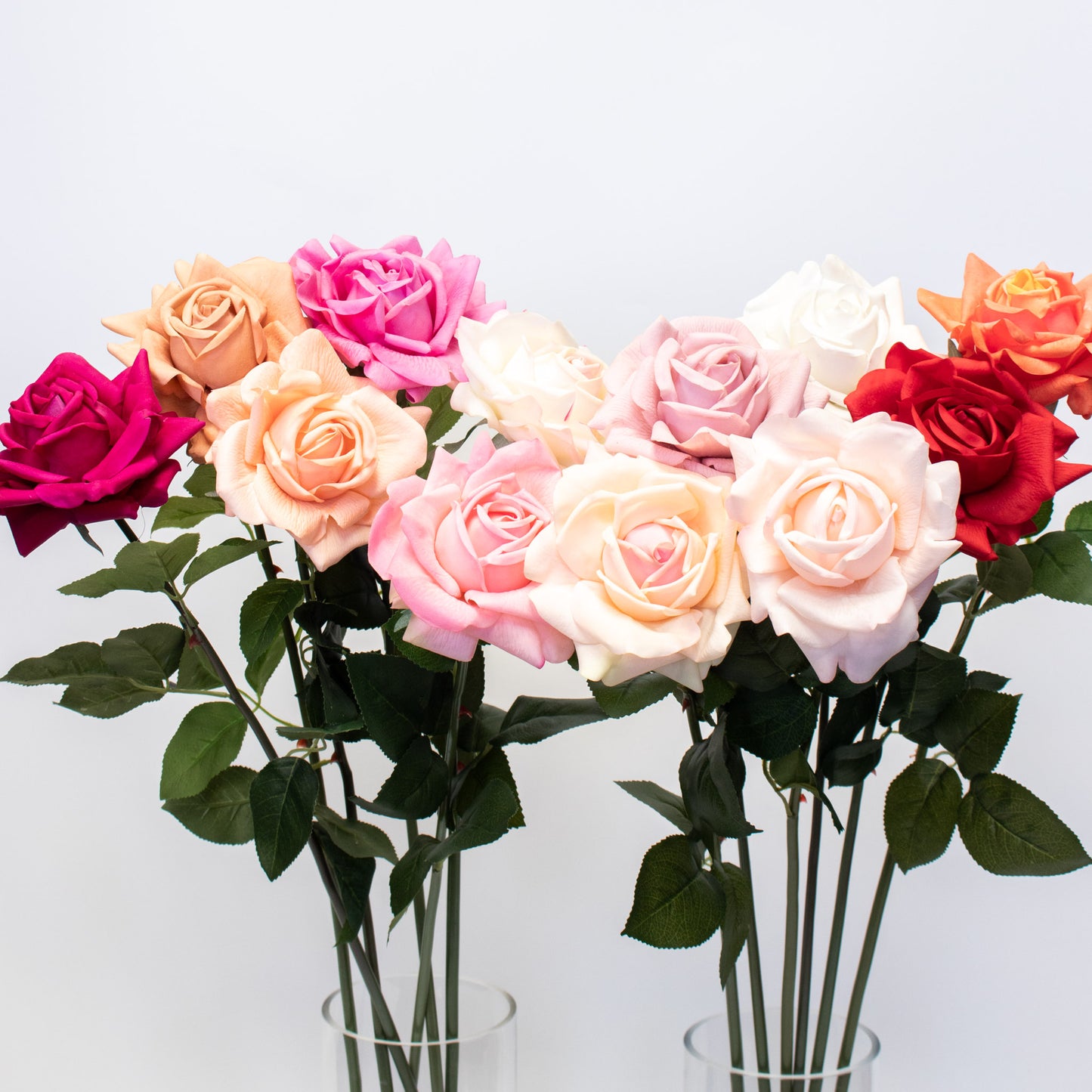 Realistic Silk-Like Rose – Long Stem