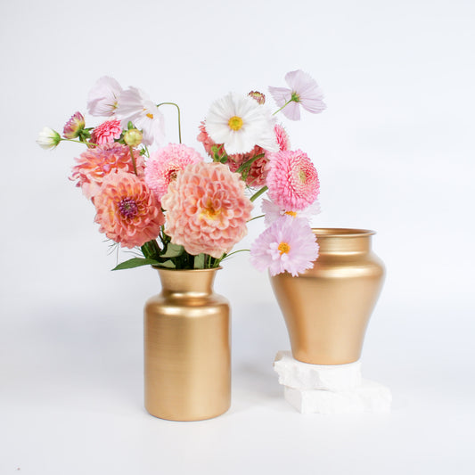Matte Gold Vase