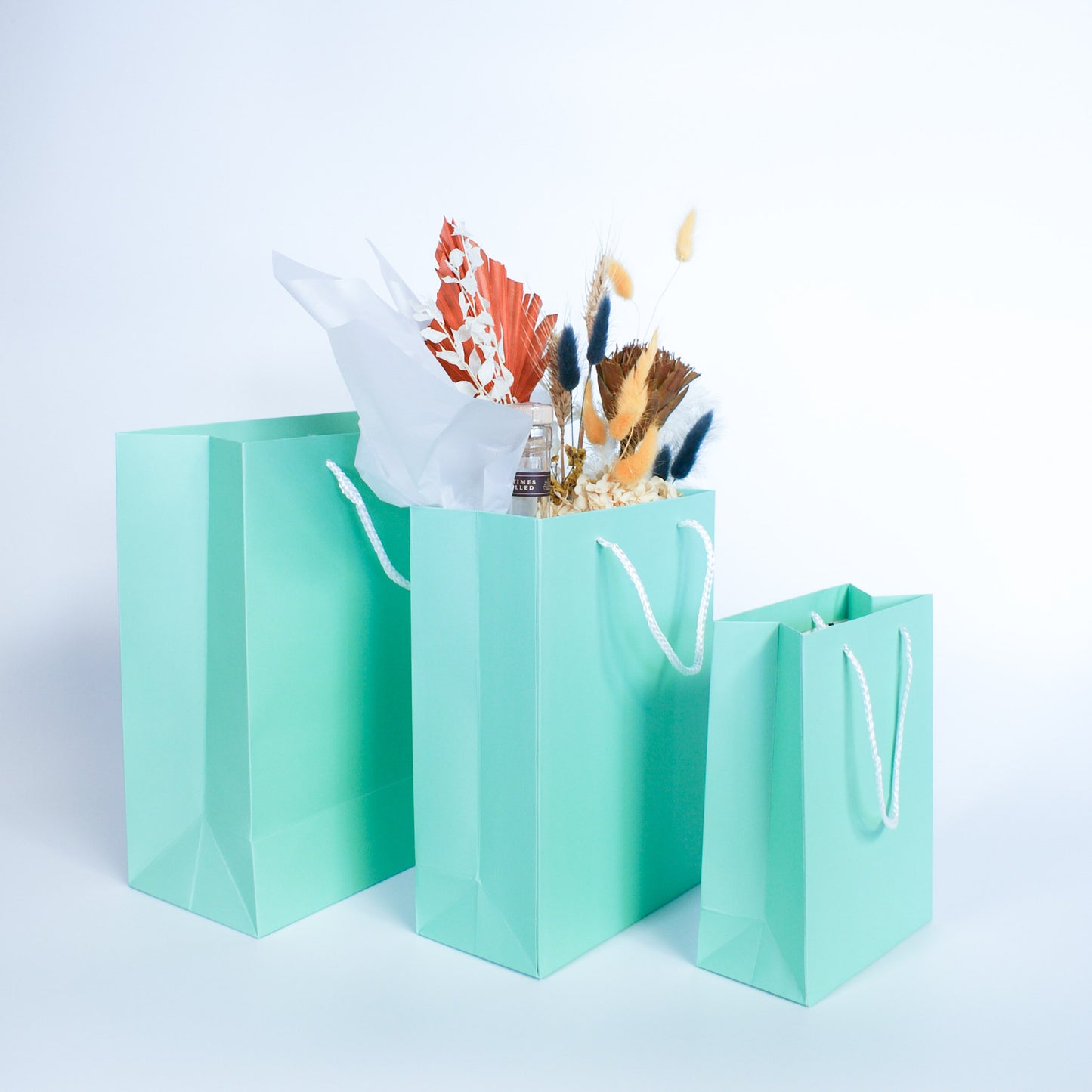 Gift Bag Vertical – Aqua Blue