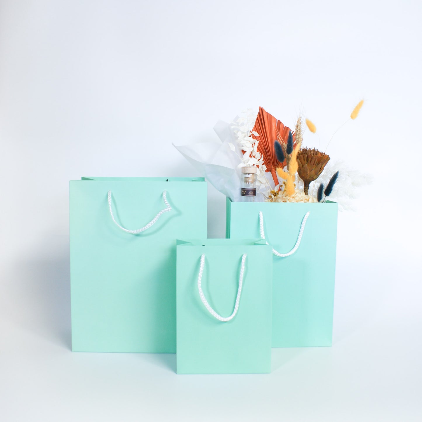Gift Bag Vertical – Aqua Blue