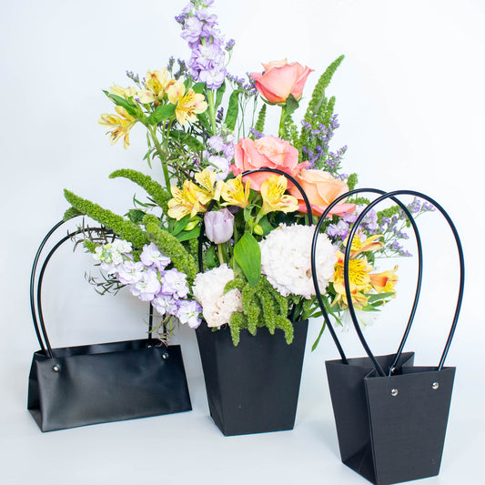 Waterproof Collapsible Flower Box – Black
