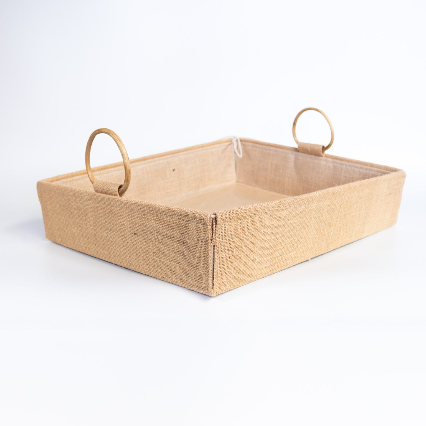 Jute Pull String Tray Large