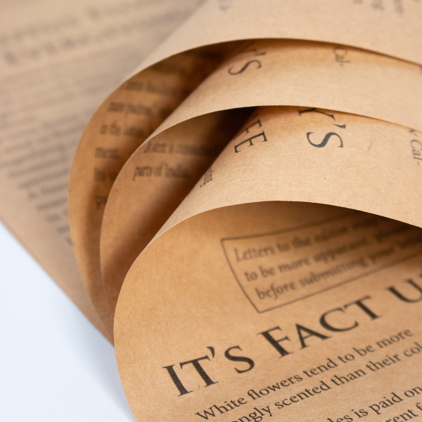 Newspaper Kraft Paper – Brown