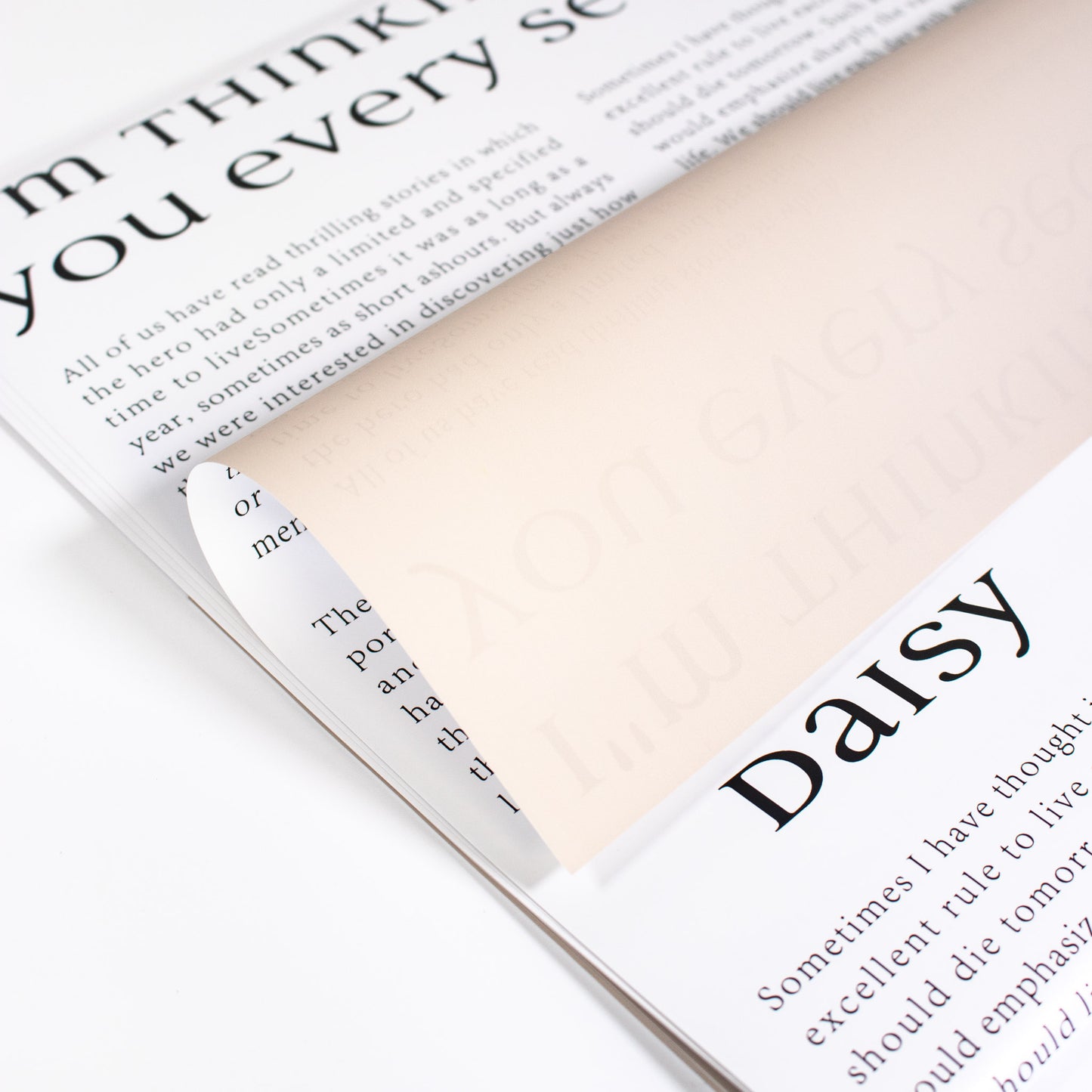 Korean Newsprint Duo Paper – 7 colours