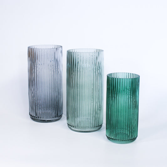 Ribbed Vase