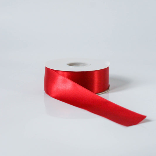 Satin Ribbon Single Face – Ruby Red