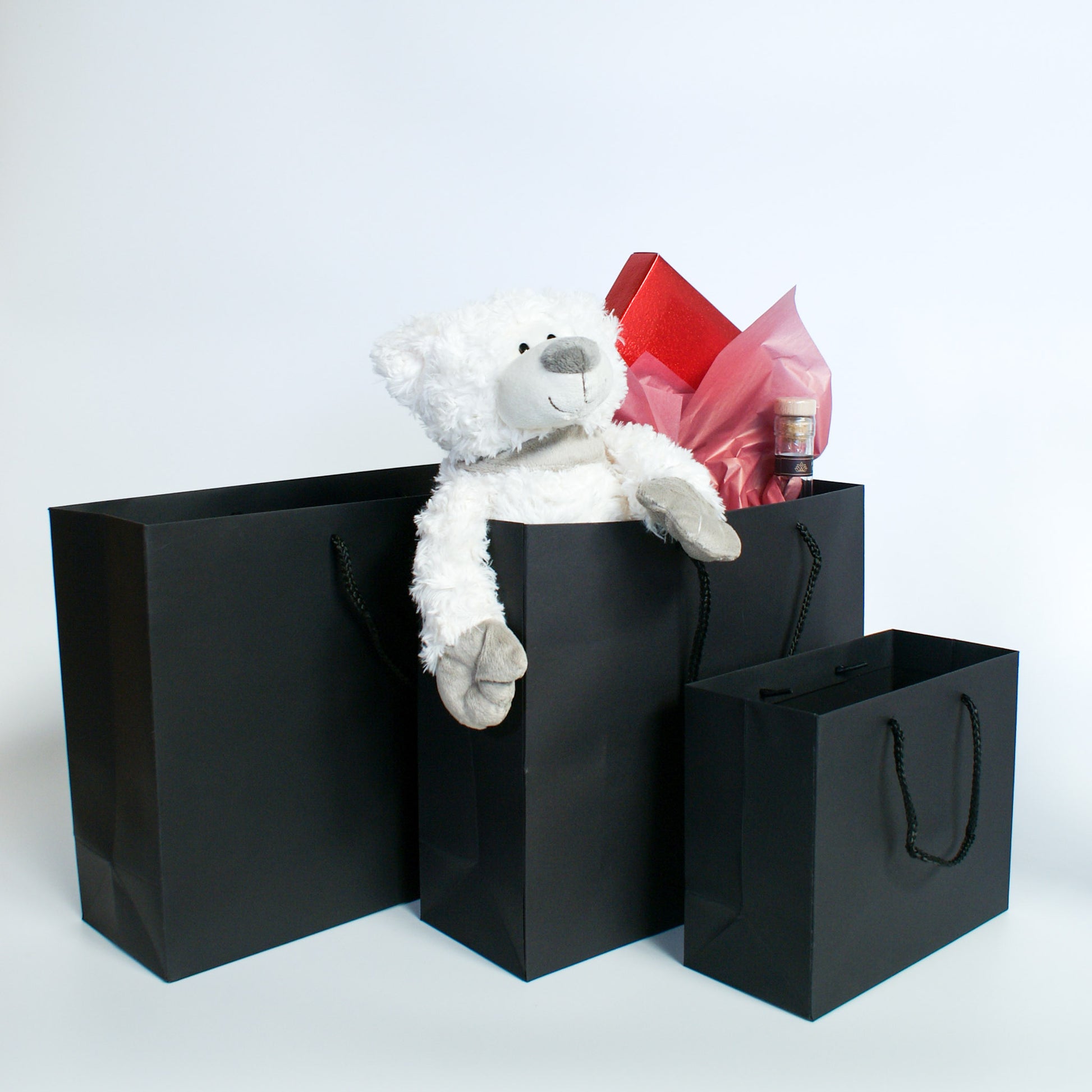 Gift Bag – Horizontal Black 10 pcs