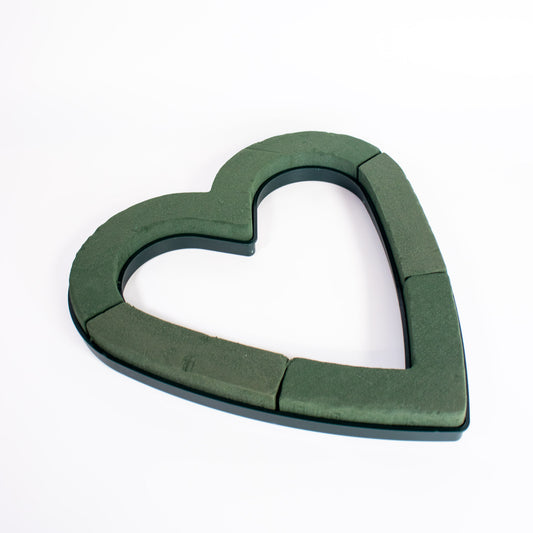 43cm Heart-Shaped Wreath Foam