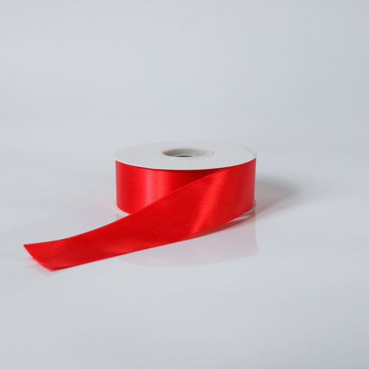 Satin Ribbon Double Face – Vermilion